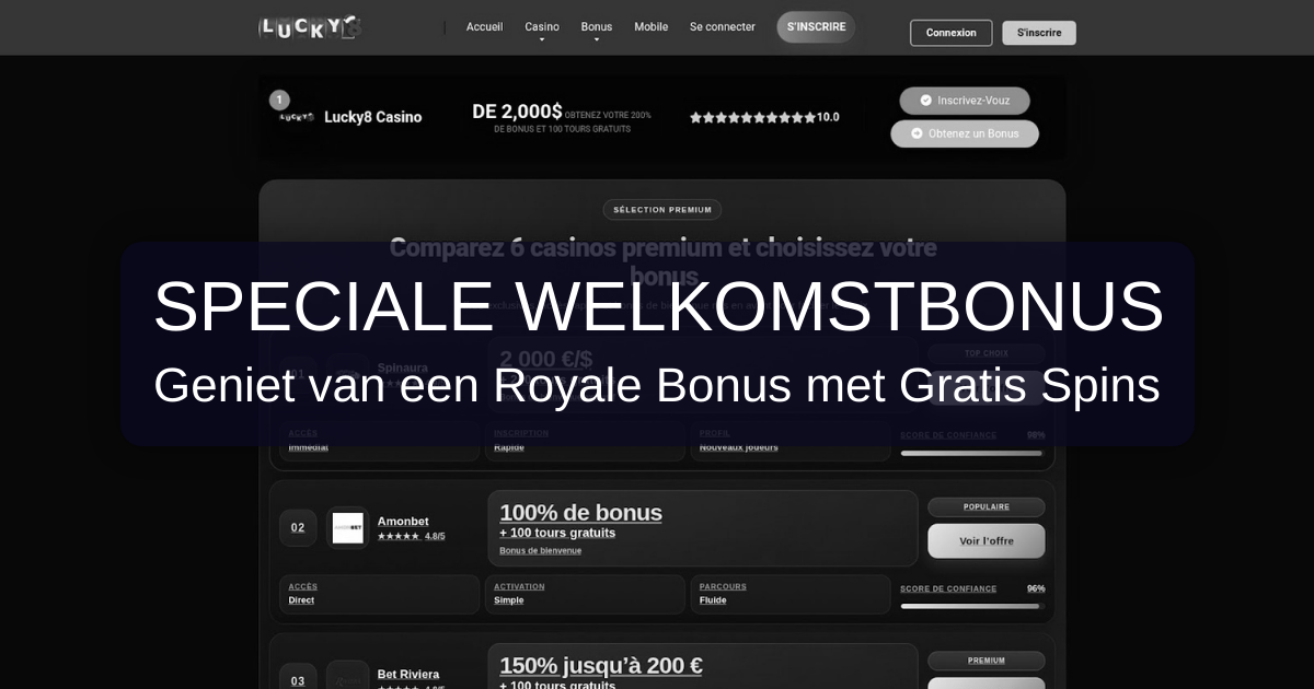 Lucky8 Casino welcome bonus